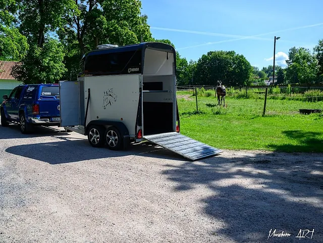 Öppen hästtrailer
